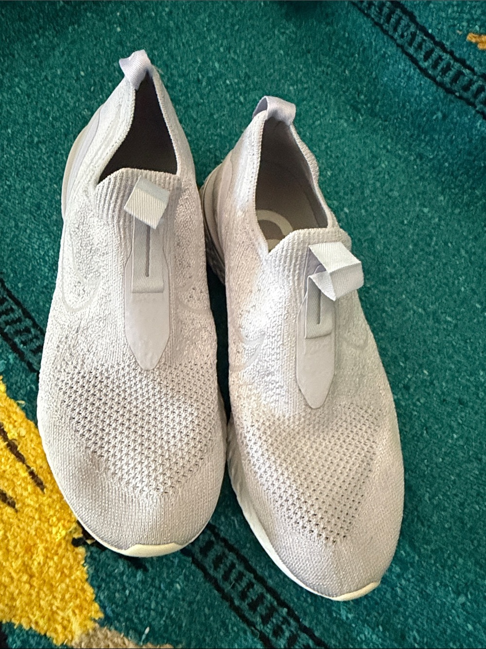 Nike Women’s Slip-On Knit Sneakers in Light Beige